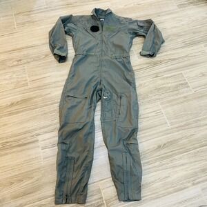 Flyers Coveralls Men Summer Fire Resistant Sage Green CWU-27P Size 40L